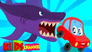 Little Red Car | scary flying shark | original Halloween songs