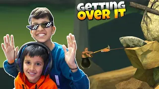 Playing getting over it with my Brother 🥰