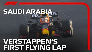 Max Verstappen's First Flying Lap | 2021 Saudi Arabian Grand Prix