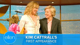 Kim Cattrall Gets Ellen a Hoe