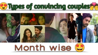 😍Types of convincing couples💏/ Month wise🥰/Tag ur love❤️ @mscreations4515