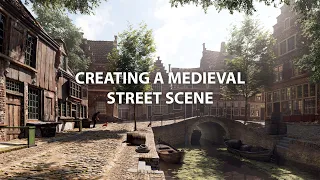 Creating a medieval street scene in Blender / UE5