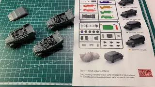 Unboxing Plastic Soldier 1/72 Steyr  Heavy Car