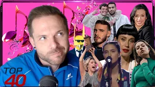 Eurovision 2022 🇮🇹 | My Top 40 | Eurovision Top 40 with comments | Eurovision 2022 Top 40