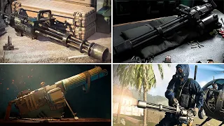 Evolution of Minigun / Death Machine in Call of Duty Games