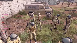 Defense of Castle Duala: Arma 3 OFCRA 95 Player 1 Life PvP Match Commentary