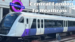 How to get from Central London, Liverpool Street Station to Heathrow ✈️ on the Elizabeth Line.🇬🇧
