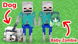 Monster School : Rescuing Baby Zombie Girl - Minecraft Animation