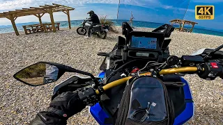 Honda Africa Twin & Ducati Scrambler "Urla-Kuşadası 130km Full Trip ~ Engine Sounds only