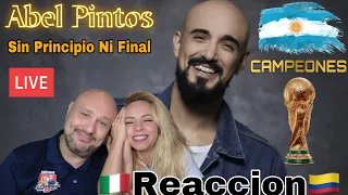 Abel Pintos - Sin Principio Ni Final (En Vivo ) Reaccion Italian And Colombian