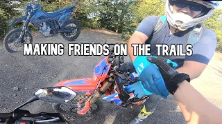 KLX300 Dual Sport Riding With Random People!