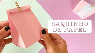 SAQUINHO DE PAPEL SUPER FÁCIL DE FAZER | DIY