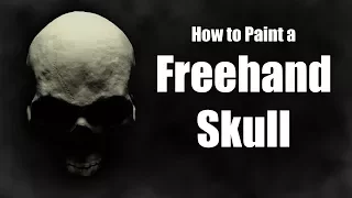 Skull Freehand Painting Tutorial - Preview