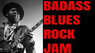 Badass Blues Rock Jam | Guitar Backing Track