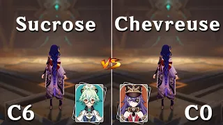 Chevreuse vs Sucrose !! Best Support for Raiden ?? DMG Comparison !!