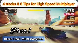 Asphalt 9 | 6 Tips on 4 Tracks while playing high speed Multiplayer - Part 1