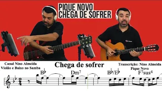 Chega de sofrer Pique novo cifra pagode violão e baixo