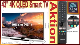 ALDI Angebot Medion 43" 4K QLED Smart TV - MEDION X14339 (MD 30059) Android Fernseher zum TOP Preis