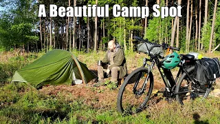 Finding the most Beautiful Camp spot on an Ebike