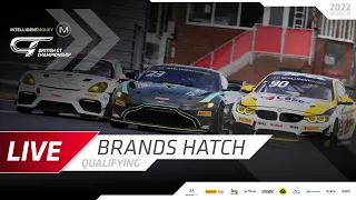 LIVE | Qualifying | Brands Hatch | Intelligent Money British GT Championship