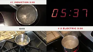 Induction vs Gas vs Electric