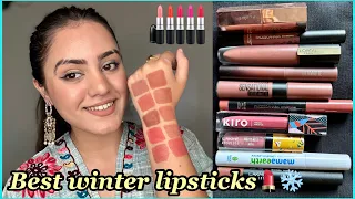 Top 10 must have lipsticks for winters❄️ Best winter nude shades | kp styles