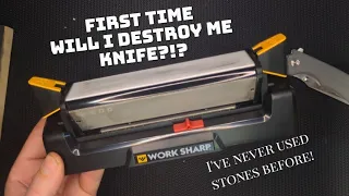 Work Sharp Benchstone!! Unboxing and First use! Pete from Cedric and Ada made me do it!