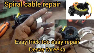 How to repair spiral cable || Horan disk decay jugar #toyota #suzuki