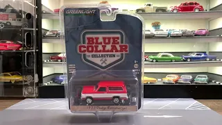 Greenlight Blue Collar Collections 1977 Dodge Ramcharger with Snowplow Diecast 1/64