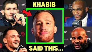 What UFC Fighters "Really" think about Justin Gaethje?