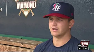 Missions pitcher Robby Snelling talks about playing baseball instead of college football.