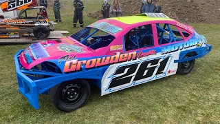 2L Saloon Stockcars Heat 2 Skegness Raceway 05/03/23.