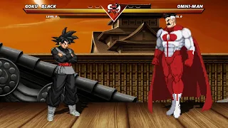 GOKU BLACK vs OMNI MAN - Highest Level Awesome Fight!