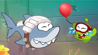 Om Nom And Shark Play Underwater! | Om Nom Stories | Funny Cartoons For Kids | Cut The Rope