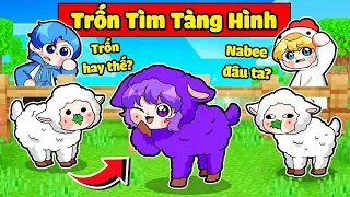 NABEE THỬ THÁCH 24H CHƠI TRỐN TÌM TÀNG HÌNH 100% SIÊU HÀI TRONG MINECRAFT*NABEE TRỐN TÌM 🤣🤫