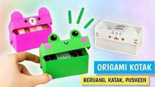 Origami ][ Kotak Kertas ][Cara Membuat Origami box ][ Kerajinan Tangan - Kreasi Kertas