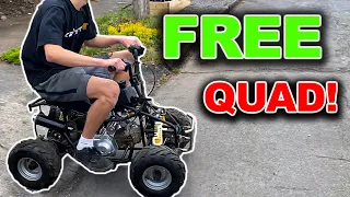 Free Quad!! How to fix it... (Chinese TaoTao kids quad)