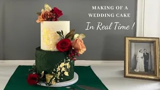 REAL TIME Cake Decorating! | Trending Winter Cake Colors | Spatula Texture|Cake Decorating Tutorial