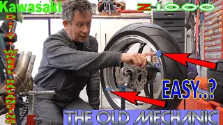 KAWASAKI Z1000 [2010] How to Static Balance your Motorcycle Wheels.. EASY..??