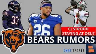 Bears Rumors Today: Sign Saquon Barkley? Jaylon Johnson Contract Extension? CJ Stroud Draft Rumors