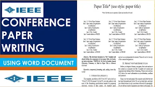 how to write an ieee paper using word