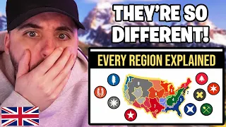 Brit Reacts to Every Cultural Region Of The United States Explained