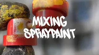 HOW TO MIX SPRAY PAINT