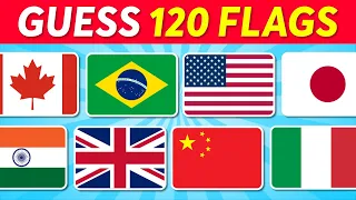 Guess the Flag Quiz in 3 Seconds | Can You Guess the 120 Flags?