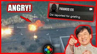 Angry Griefer Gets Destroyed and Reports Us (Part 2) | GTA 5 Online