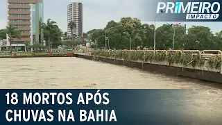 Chuvas na Bahia: rio em Itabuna sobe quase 10 metros | Primeiro Impacto (27/12/21)