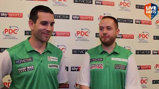 Ireland on beating England at the World Cup of Darts: "The gameplan was to put them under pressure"