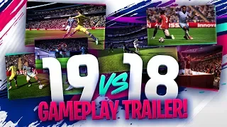 REACTING TO FIFA 19 VS FIFA 18 TRAILER!