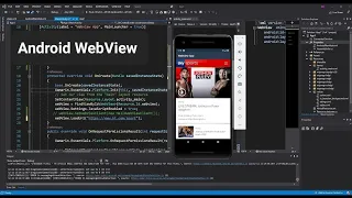 C# Android WebView in Visual Studio 2022 | Getting Started