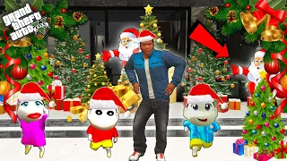 GTA 5 :😍 Franklin & Shinchan Celebrate CHRISTMAS in GTA 5 ! JSS GAMER ( GTA 5 Mods )